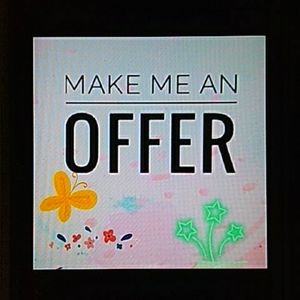 Welcoming all offers.